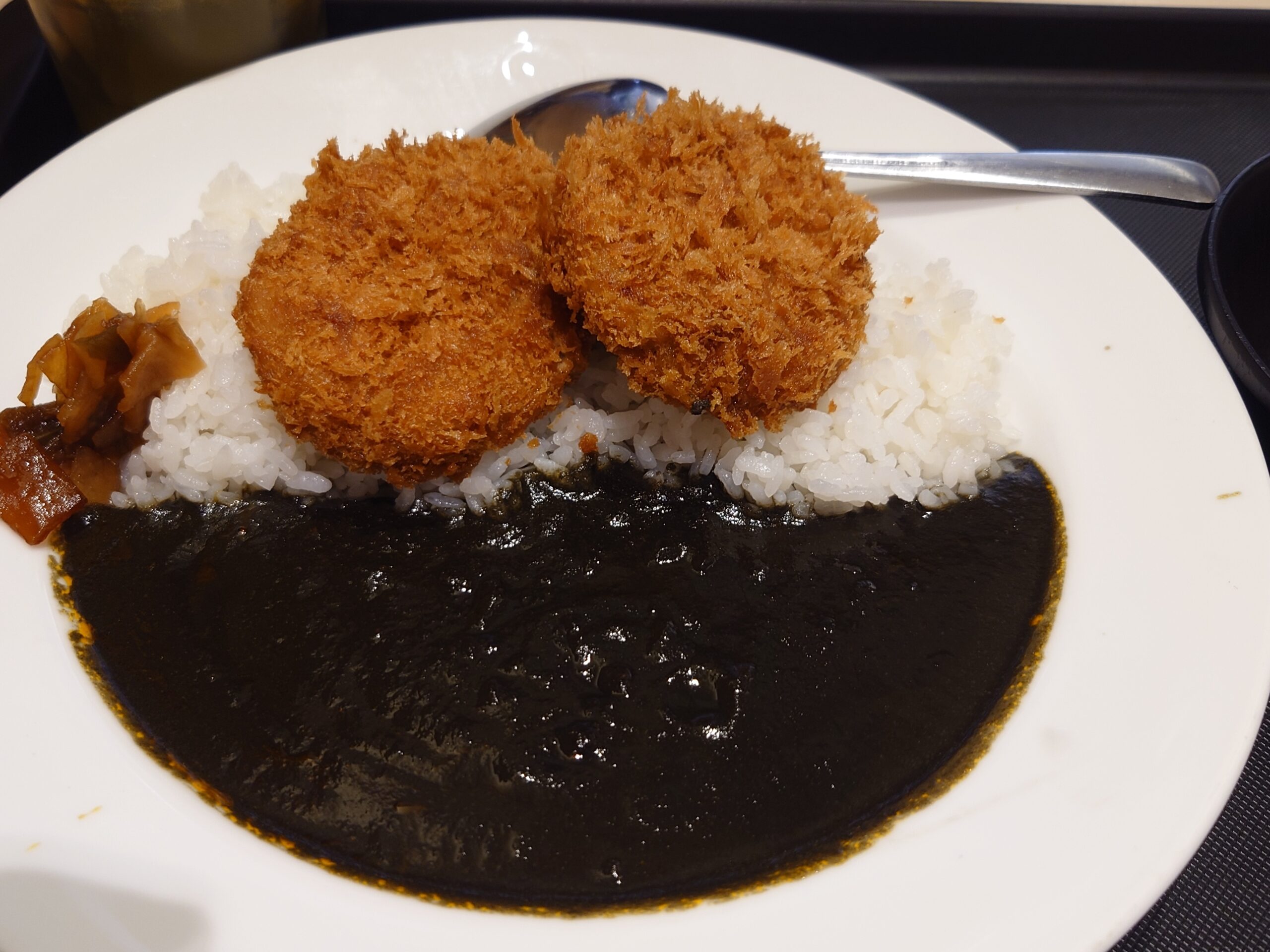 ヒレかつ黒カレー 990円