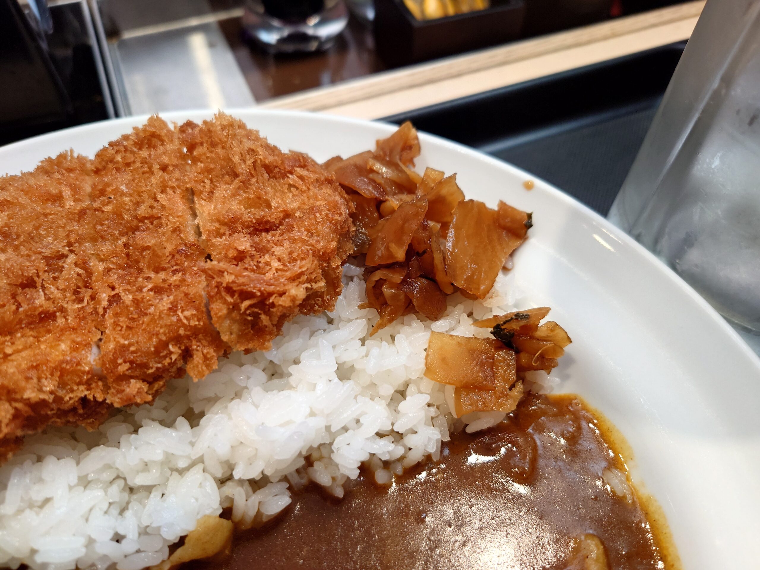 豚しゃぶロースかつカレー（オリジナルソース）+コーラ（無料クーポン3枚）