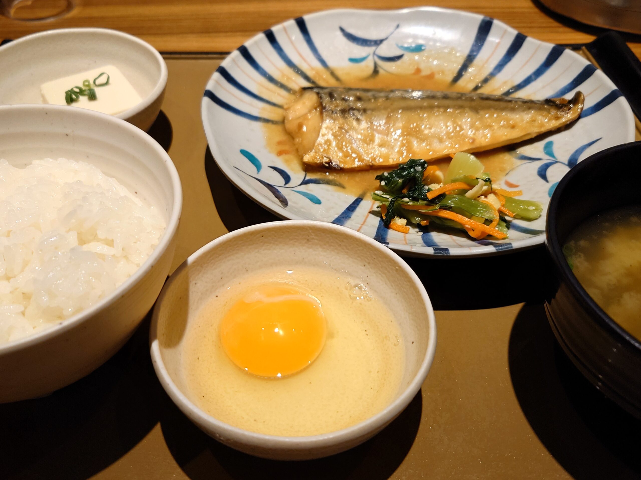 サバの味噌煮定食 840円